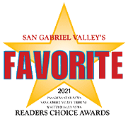 Best of the San Gabriel Valley - Readers Choice 2021